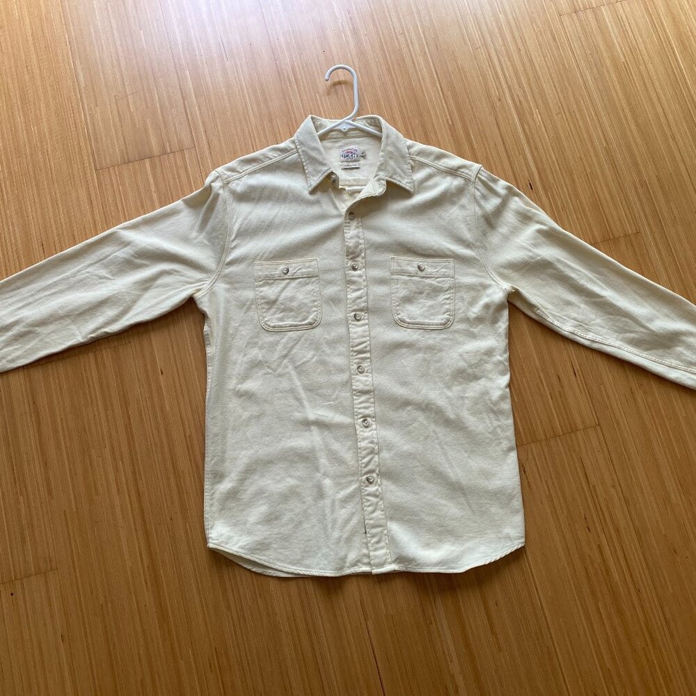 Faherty Button Down Long Sleeve Shirt, Size M, NWOT